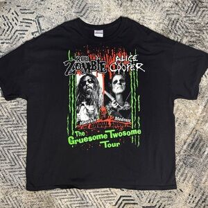 Rob Zombie and Alice Cooper tour shirt